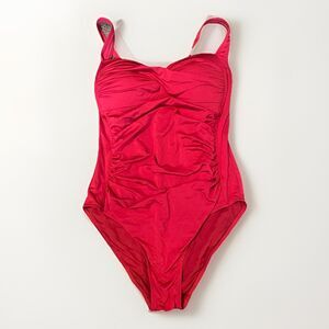 Bond-Eye Australia Red One Piece Swimsuit Size 14 D/DD